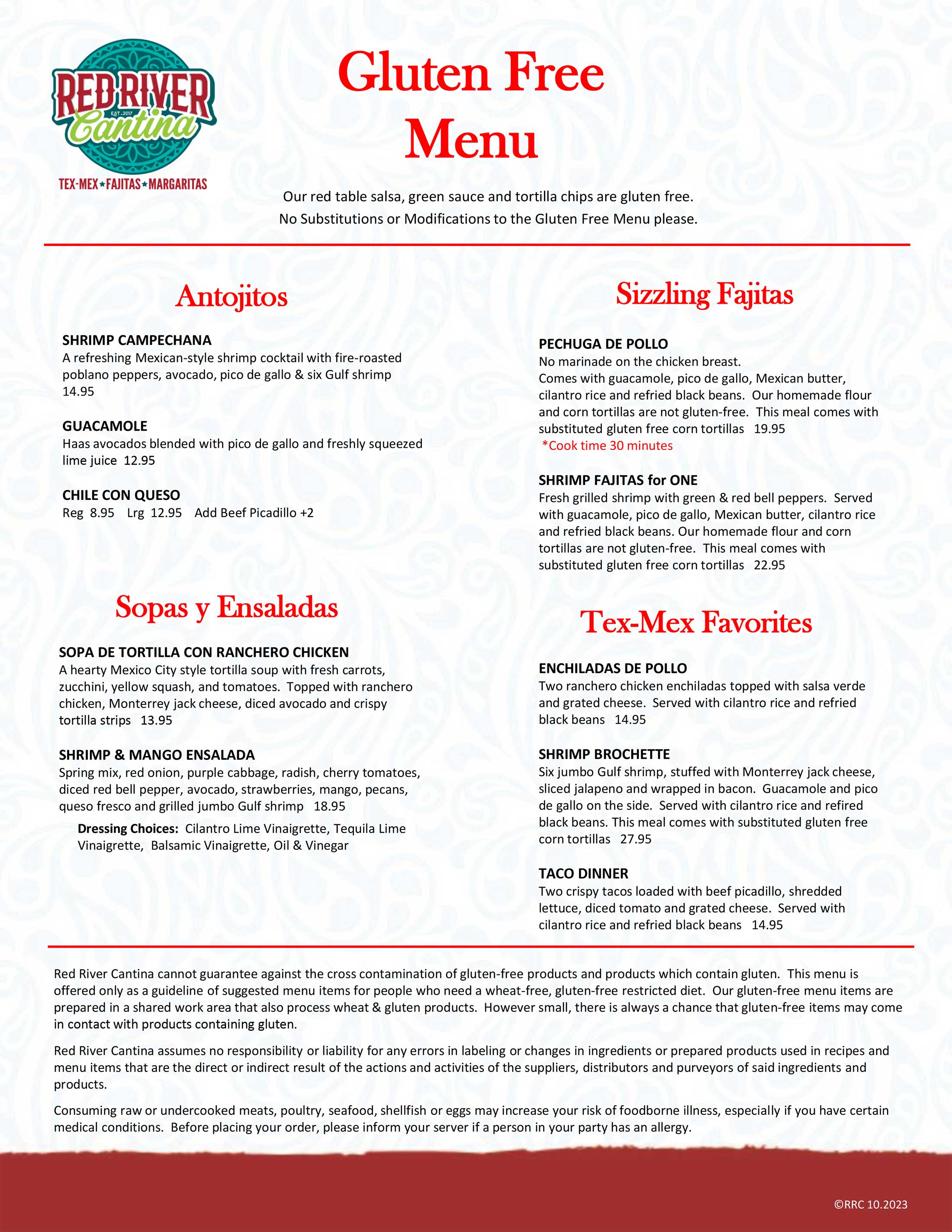 Gluten Free Mexican Dining